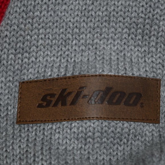 NEW WITH TAG SKI-DO WOMEN SWEATER WARM SLIM FIT POCKETS RED/GREY KNIT, S… - Picture 5 of 11